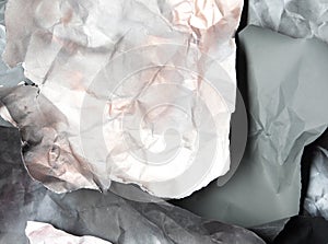 Background of torn pieces of paper