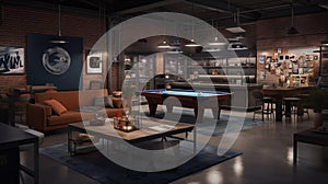 For background: Trendy Co-Working Oasis: Collaboration Meets Style photo