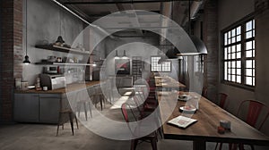 For background: Trendy Co-Working Oasis: Collaboration Meets Style photo