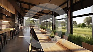 For background: Trendy Co-Working Oasis: Collaboration Meets Style photo