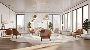 For background: Trendy Co-Working Oasis: Collaboration Meets Style photo