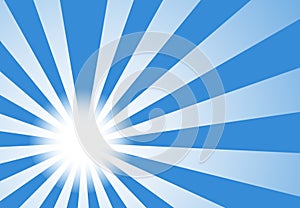 Background of Trendy Sunburst Light