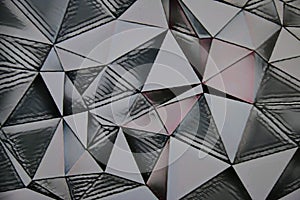 Background with  triangle shapes and textures
