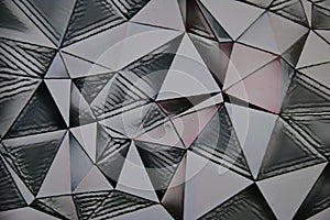 Background with  triangle shapes and textures