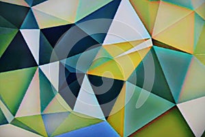 Background with  triangle shapes and textures