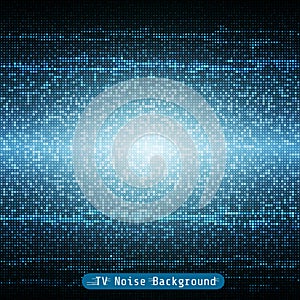 Background tv noise blue texture