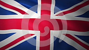 Background - UK flag. United Kingdom flag. 3D rendering