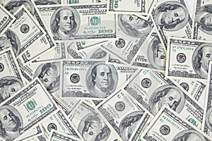 Background of US dollar bills