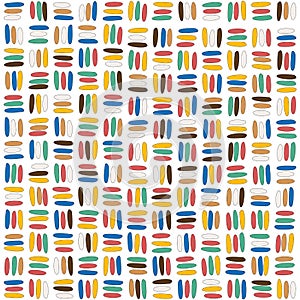 Background with with vertical and horizontal colored sticks