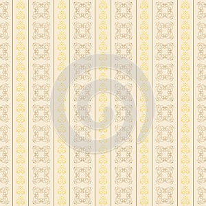 Background of vertical strips of curls beige shades.