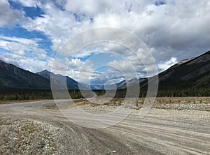 Background View of the Alaska Canada Highway