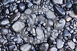 Background View of Black River Rocks