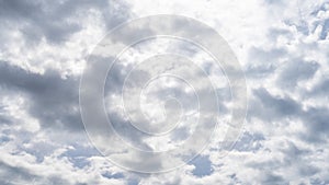 Background view of cloud formation on a sunny day