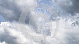 Background view of cloud formation on a sunny day