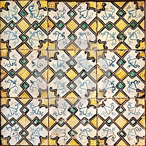 Background of vintage ceramic tiles