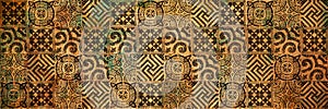 Background of vintage ceramic tiles