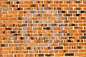 Background wall blocks orange brick,