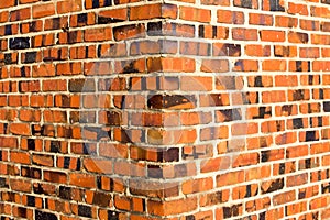 Background wall blocks orange brick