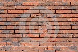 Background brick wall without cement joints