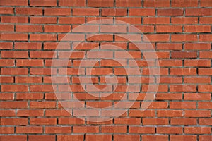 Background is wall red modernbrick