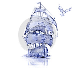 Background for wall tiles, texture