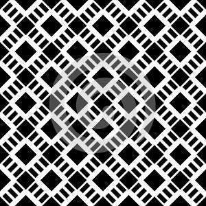 Vector Black and White seamless pattern design GEOMETRIC