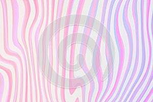 Background with wavy lines in warm colors like lilac, pink, purple, light blue, white