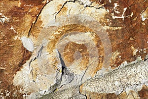 Background of weathered stone rock