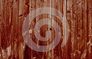 Background: Weathered wooden planks red brown photo