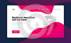 Background for web. Abstract geometric background. Dynamic vector pattern with minimal shapes.