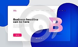 Background for web. Abstract geometric background. Dynamic vector pattern with minimal shapes.