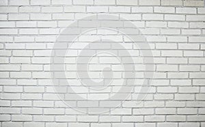 Background of the white brick wall