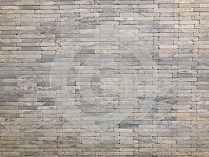 Background of white marble brick wall textures.