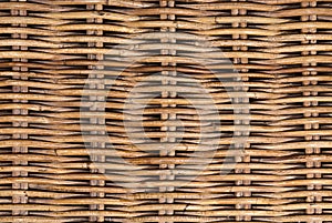 Wicker rattan texture