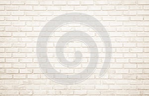 Background of wide cream brick wall texture. Old brown brick wall concrete or stone wall textured, wallpaper limestone abstract