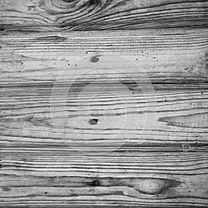 Background from wooden boards. Black and white photo