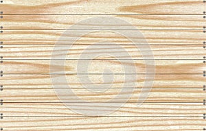 Background of wooden boards with nails