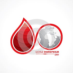 Background for World Hemophilia Day -17th April