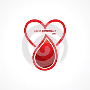 Background for World Hemophilia Day -17th April