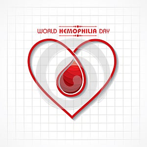 Background for World Hemophilia Day -17th April