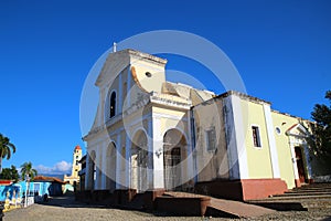 Holy Trinity Church in Plaza Mayor in Trinidad in Cuba photo