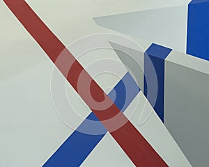 Backgrounds of Red and Blue Lines
