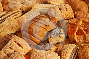 Backgrounds and textures: group of various cookies