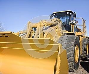 Backhoe bulldozer