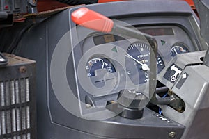 Backhoe Dash Board Fuel Gage