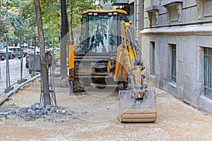 Backhoe Loader Construction Machine