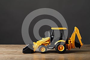 Backhoe tractor toy