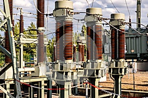 Electric Transformator Technology generation image photo