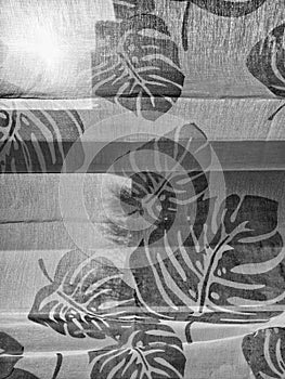 Backlighted fancy curtain texture