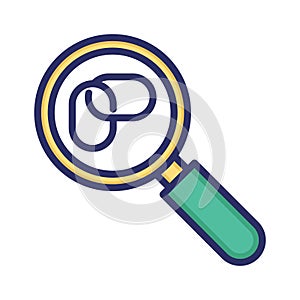 Backlink, checker, link, search fully editable vector icons